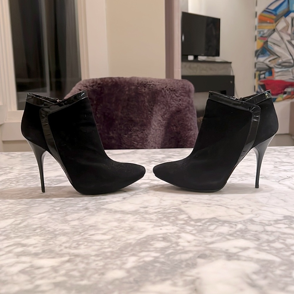 Alexander McQueen Suede Booties